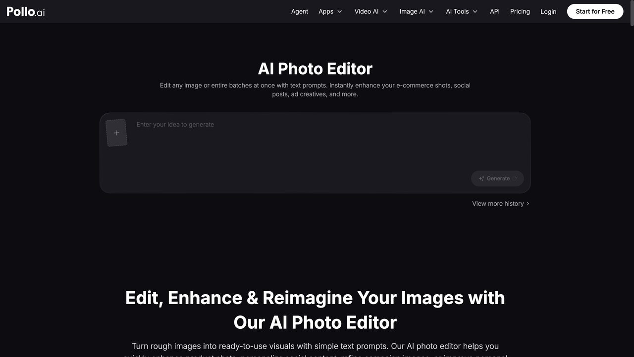 Pollo AI Photo Editor